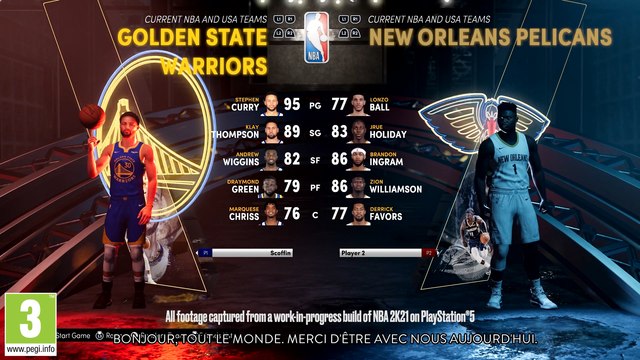 Gameplay PS5 de NBA 2K21 et commentaires des développeurs