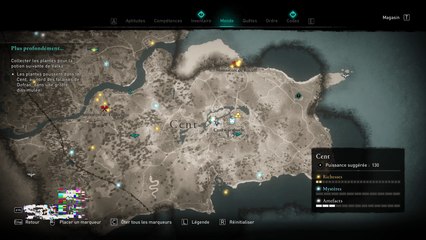 Soluce AC Valhalla, Cent : Position des artéfacts