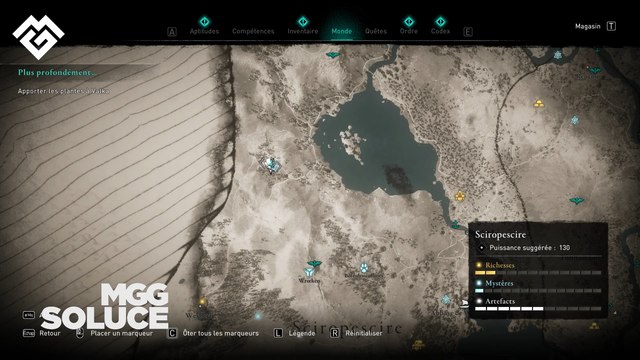 Soluce AC Valhalla, Sciropescire : Position des artéfacts