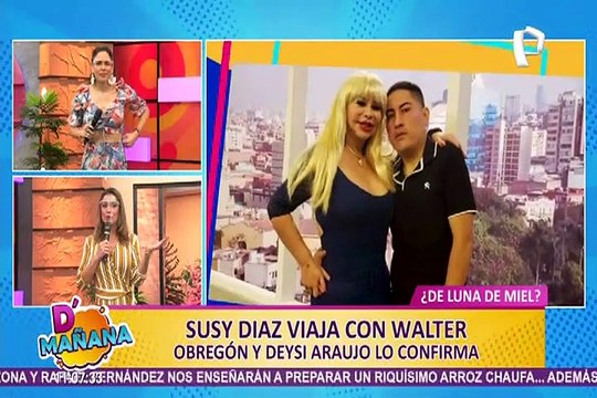 Las picantitas del Espectáculo: Susy Díaz viajó a Cancún con Walter Obregón