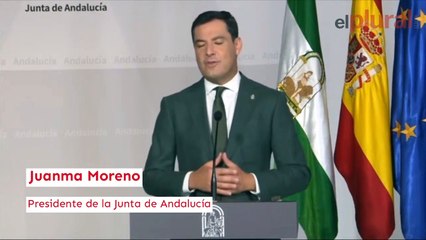 Moreno anuncia "la vuelta a la normalidad", "sin restricciones", de la mitad de Andalucía desde el viernes