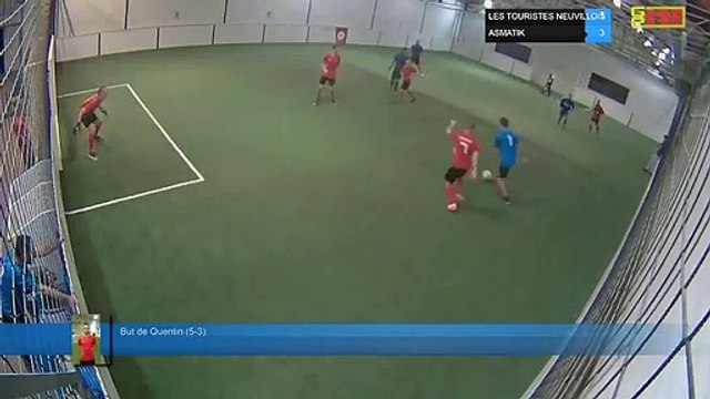 But de Quentin (5-3) - LES TOURISTES NEUVILLOIS Vs ASMATIK - 28/09/21 21:00 - LIGUE 4