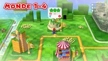1-4 soluce Mario 3D World : Étoiles vertes et sceau, tampon