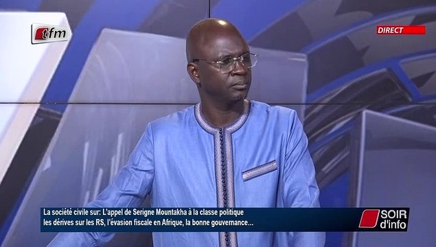 SOIR D'INFO - Francais- Pr : Abdoulaye Der - Invité : Elimane Kane - 28 Septembre 2021