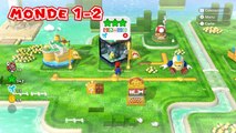1-2 soluce Mario 3D World : Étoiles vertes et sceau, tampon