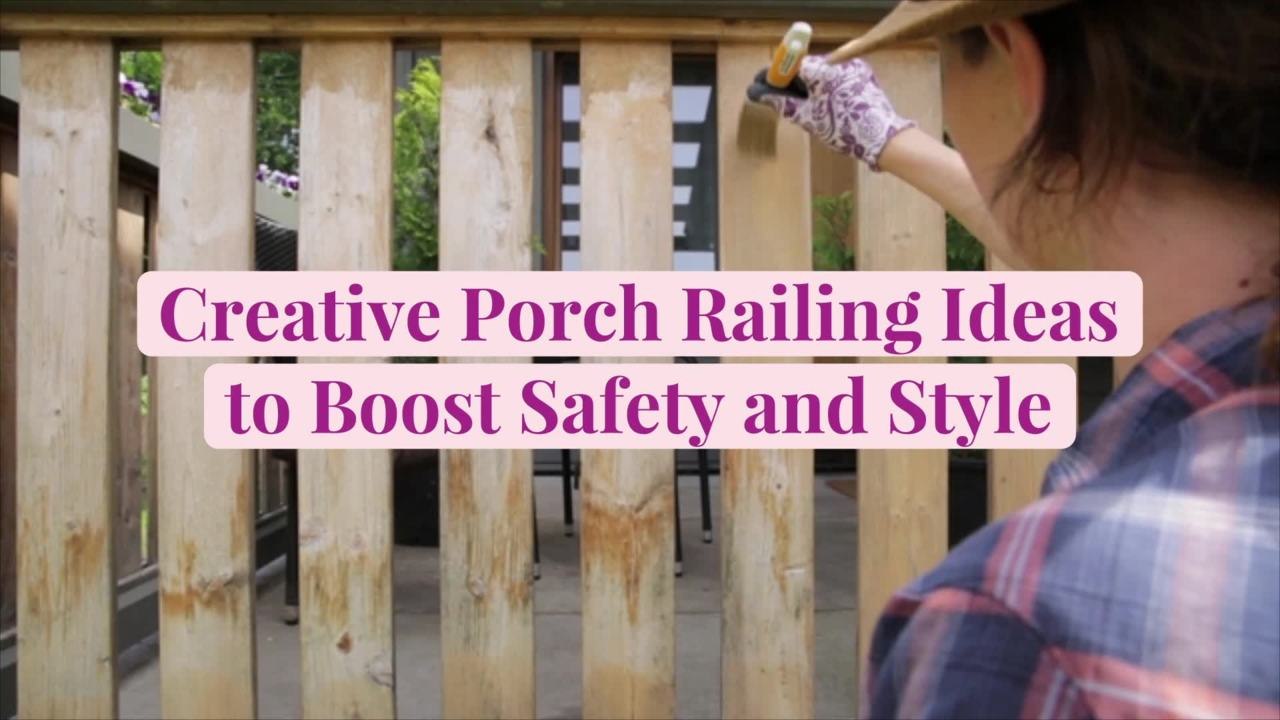 Creative Porch Railing Ideas to Boost Safety an...