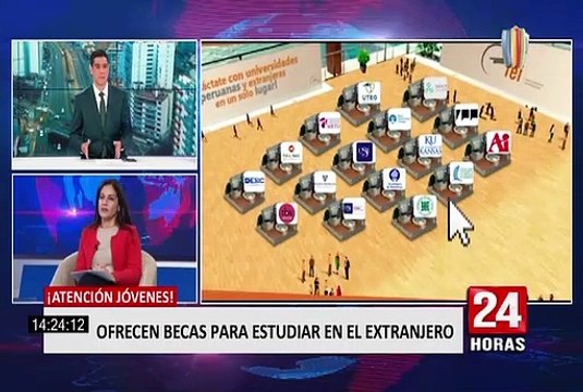 Feria Educativa Virtual: ofrecen becas para que jóvenes puedan estudiar en el extranjero