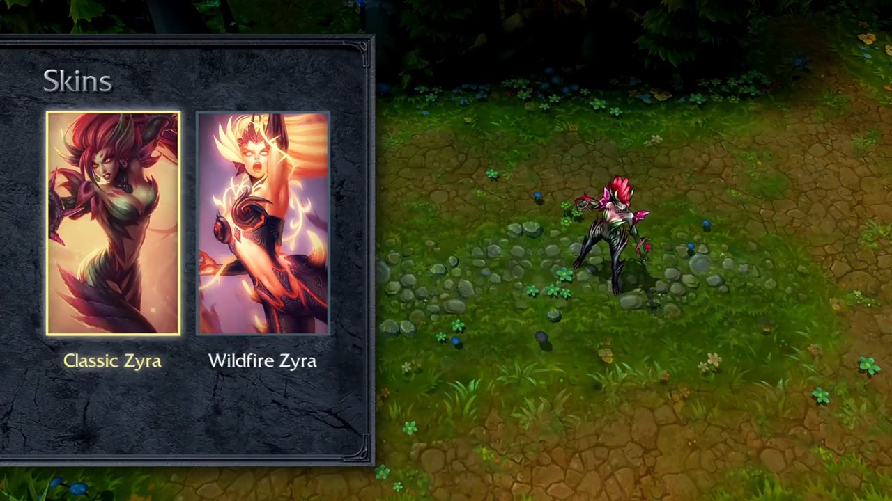 Zyra, Dame aux ronces