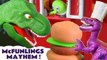 Dinosaur Toys work at McDonalds with the Funlings and DC Comics Batman Toys with Dinosaurs for Kids in this Family Friendly Stop Motion Animation Toys Full Episode English Toy Story Video for Kids