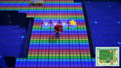La route arc-en-ciel recréée sur Animal Crossing New Horizons !