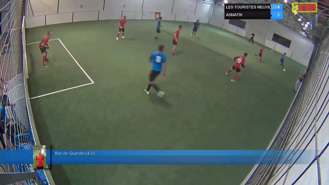 But de Quentin (4-2) - LES TOURISTES NEUVILLOIS Vs ASMATIK - 28/09/21 21:00 - LIGUE 4