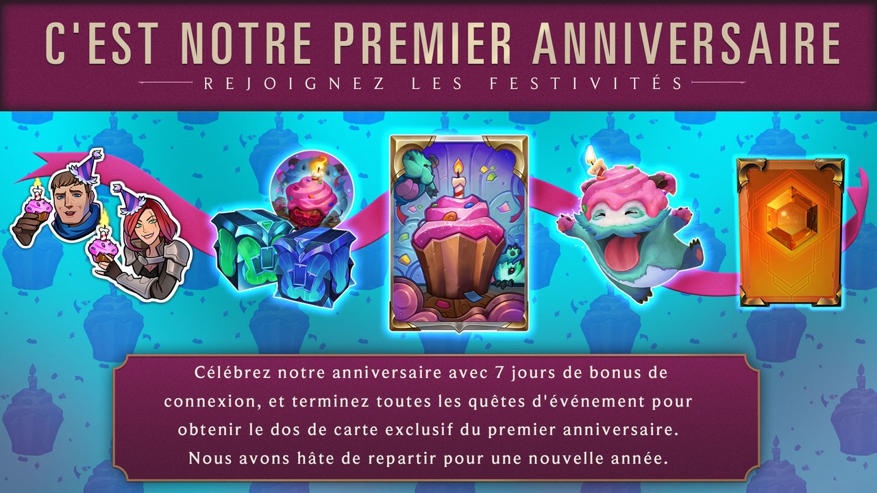 Venez fêter l'anniversaire de Legends of Runeterra avec le patch 2.6.0 !