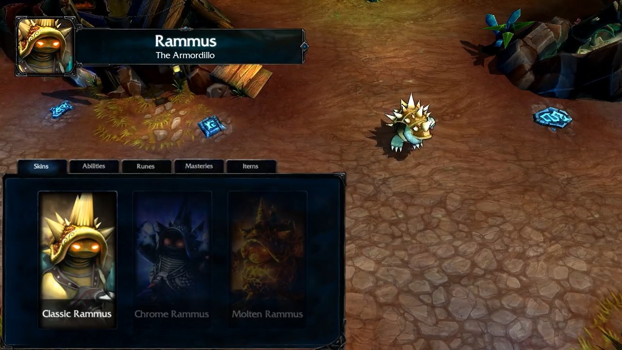 Rammus, Tatou blindé