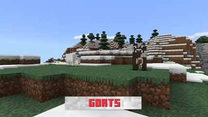 Les chèvres attaquent sur Minecraft avec la snapshot 21w18a !