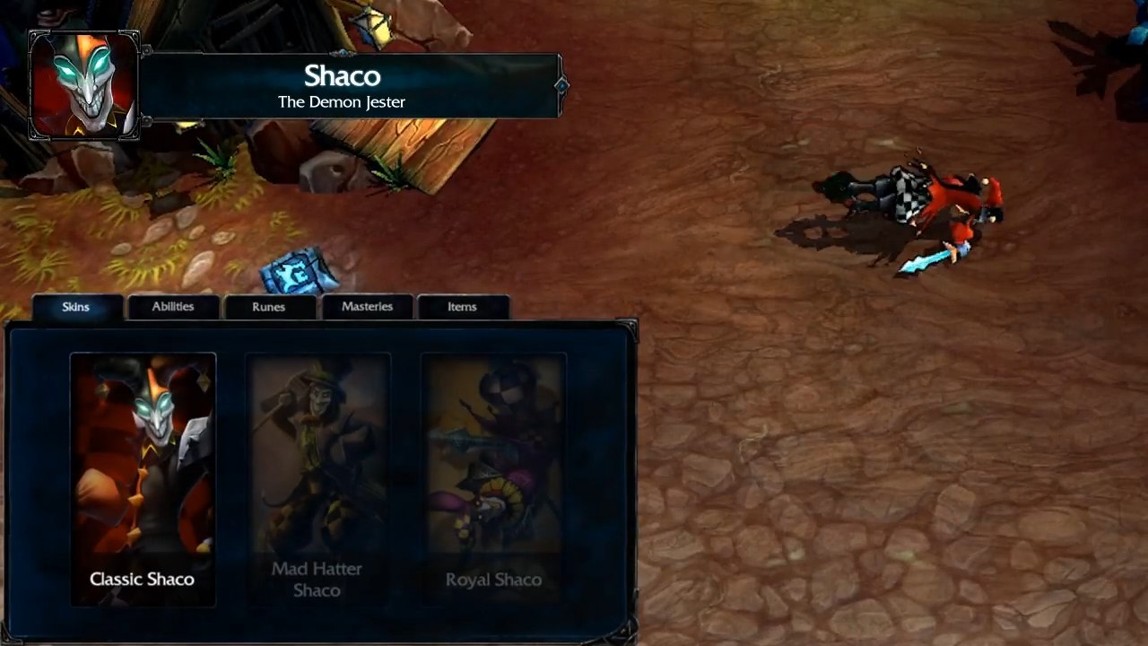 Shaco, Bouffon des ténèbres