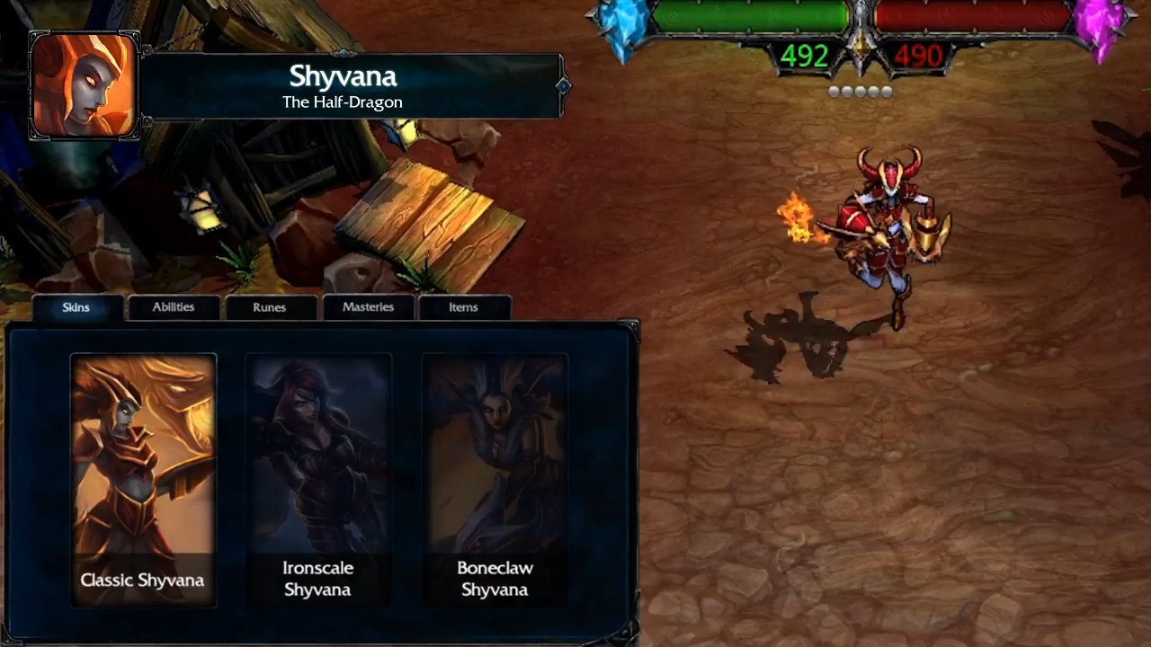 Shyvana, Demi-dragon
