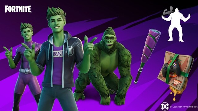 Fortnite : les skins Teen Titans dans la boutique du 14 mai 2021