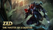 Tous les skins de Zed