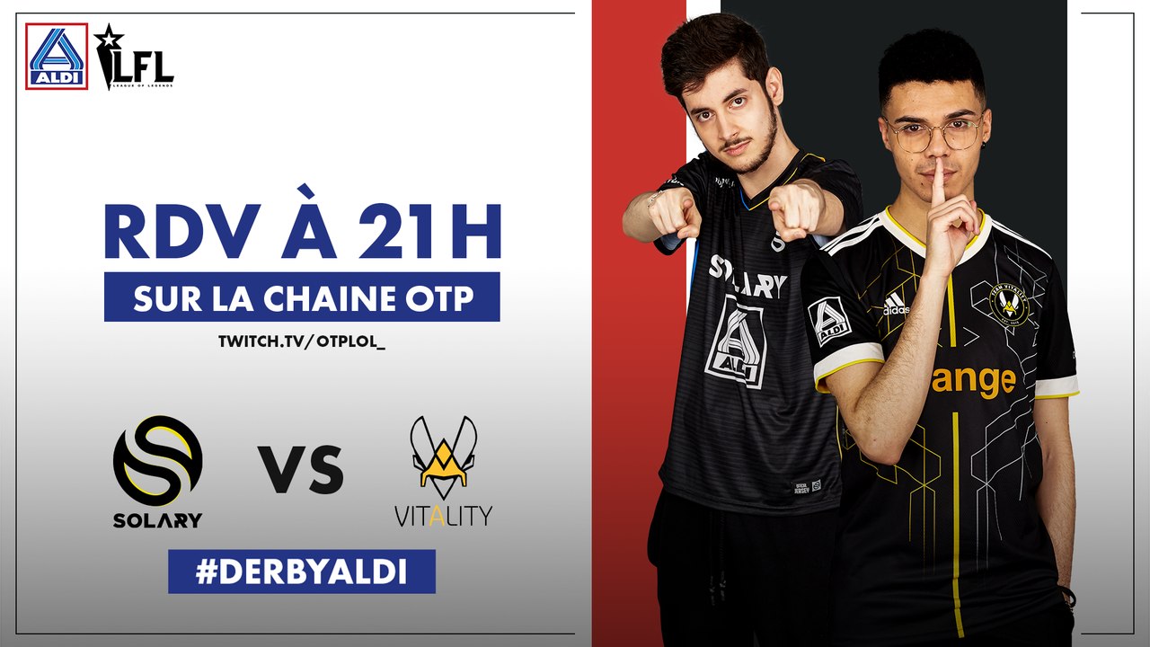 LoL - LFL : Derby ALDI, Solary vs Vitality.Bee à 21 heures