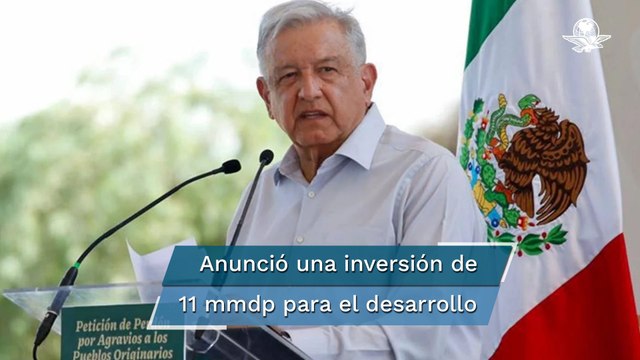 A nombre del Estado, AMLO pide perdón al pueblo Yaqui por injusticias en su contra