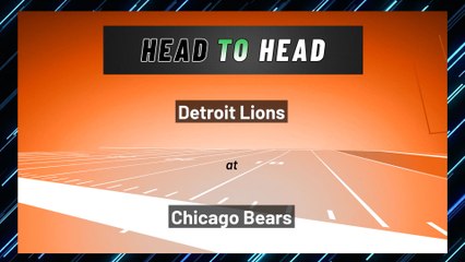 Chicago Bears - Detroit Lions - Over/Under