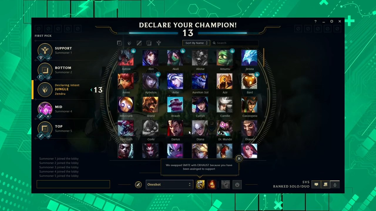 LoL : Un joueur crée une version améliorée de la sélection des champions