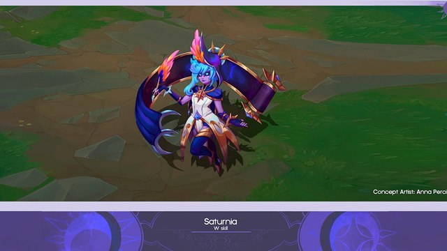 LoL : Découvrez Saturnia, l'astromage, un concept de champion magnifique créé par un fan
