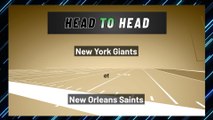 New Orleans Saints - New York Giants - Over/Under