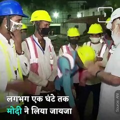 PM Modi Visits New Parliament Building Construction Site