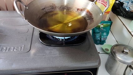 Percobaan membuat telor gulung ala abang abang jalanan