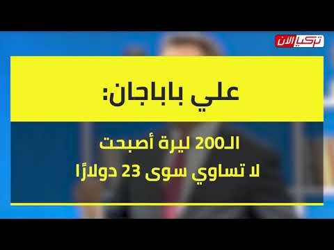 وزير تركي سابق: الـ200 ليرة أصبحت لا تساوي سوى 23 دولارًا