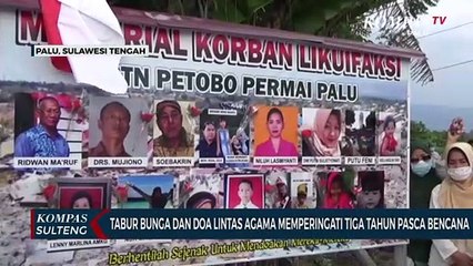 Tabur Bunga dan Doa Lintas Agama Memperingati 3 Tahun Pasca Bencana