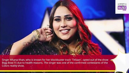Bigg Boss 15 contestant Afsana Khan opts out after suffering panic attacks