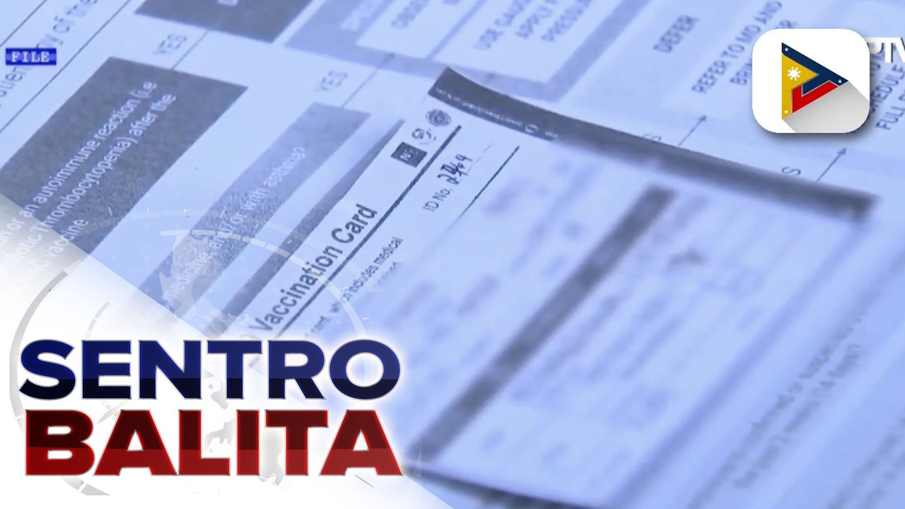 'No vaccination card, no issuance of brgy. I.D. certificate and clearance' policy, ipatutupad sa isang barangay sa Davao City