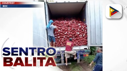 P13.5-M halaga ng smuggled na sibuyas, sinunog ng BOC-port of Cagayan de Oro