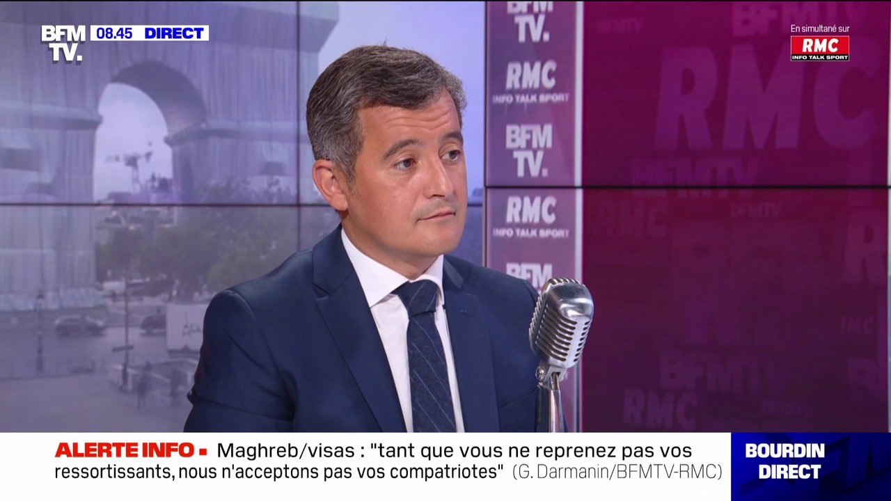 Gérald Darmanin: "Il y a une différence entre écrire des livres, être polémiste et avoir l'exercice concret du pouvoir"