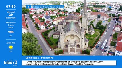 29/09/2021 - Le 6/9 de France Bleu Bourgogne en vidéo