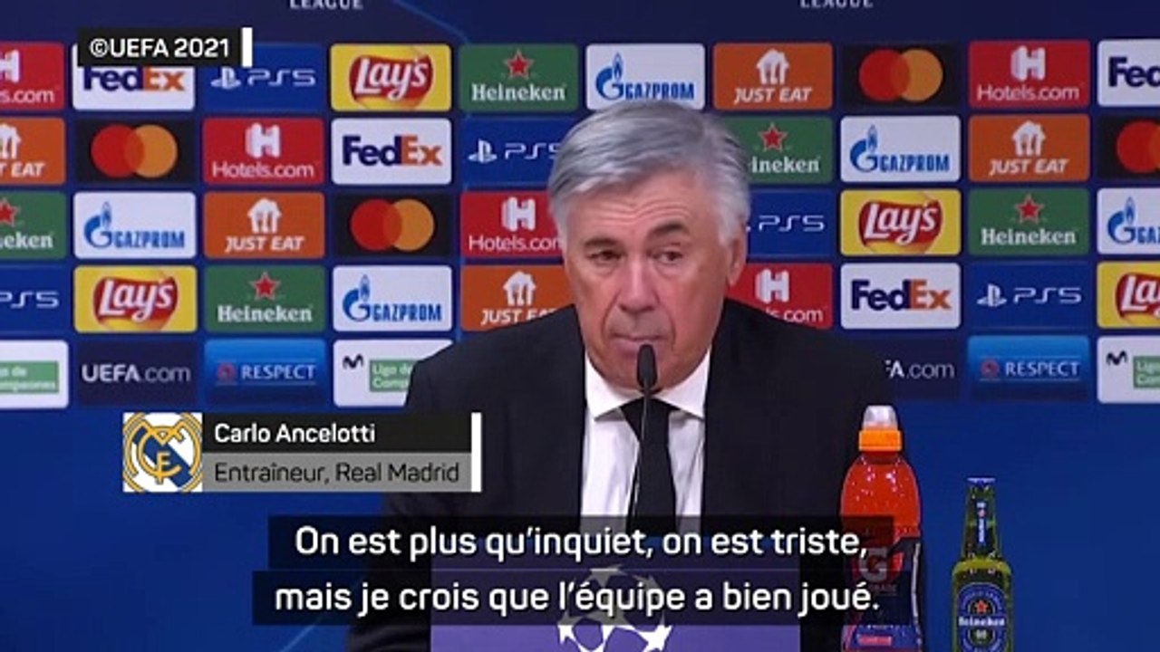 Ancelotti : "C'est difficile d'expliquer la défaite."