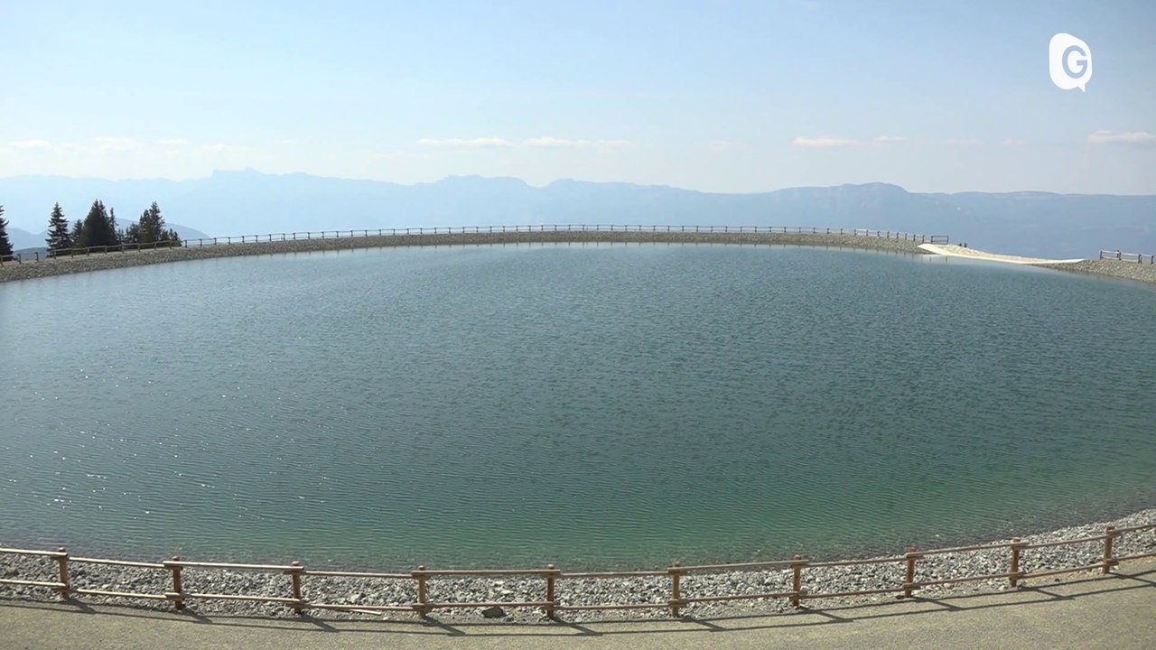 Reportage - Des lacs pour alimenter les enneigeurs des pistes de ski à Chamrousse