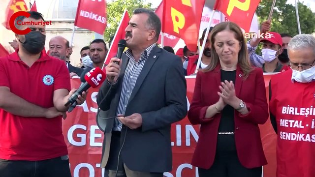 DİSK GENEL BAŞKANI ARZU ÇERKEZOĞLU: “BEDELİ NE OLURSA OLSUN İŞÇİ KARDEŞLERİMİZİN YANINDA OLACAĞIZ”