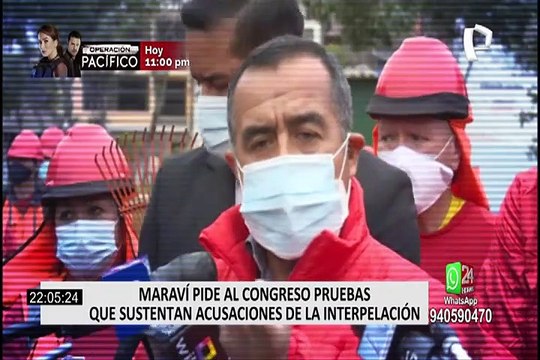 Iber Maraví pide al Congreso pruebas que sustenten acusaciones de la interpelación