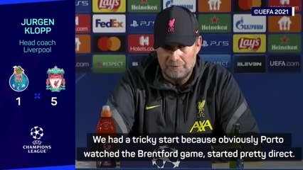 Klopp delighted with youngster Jones as Liverpool hammer Porto