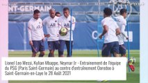 Lionel Messi affole les réseaux après son but en posant torse nu aux côtés de Neymar et Mbappé