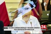 Fiscalía  pide que Richard Cisneros y Miriam Morales queden inhabilitados de ejercer cargos públicos