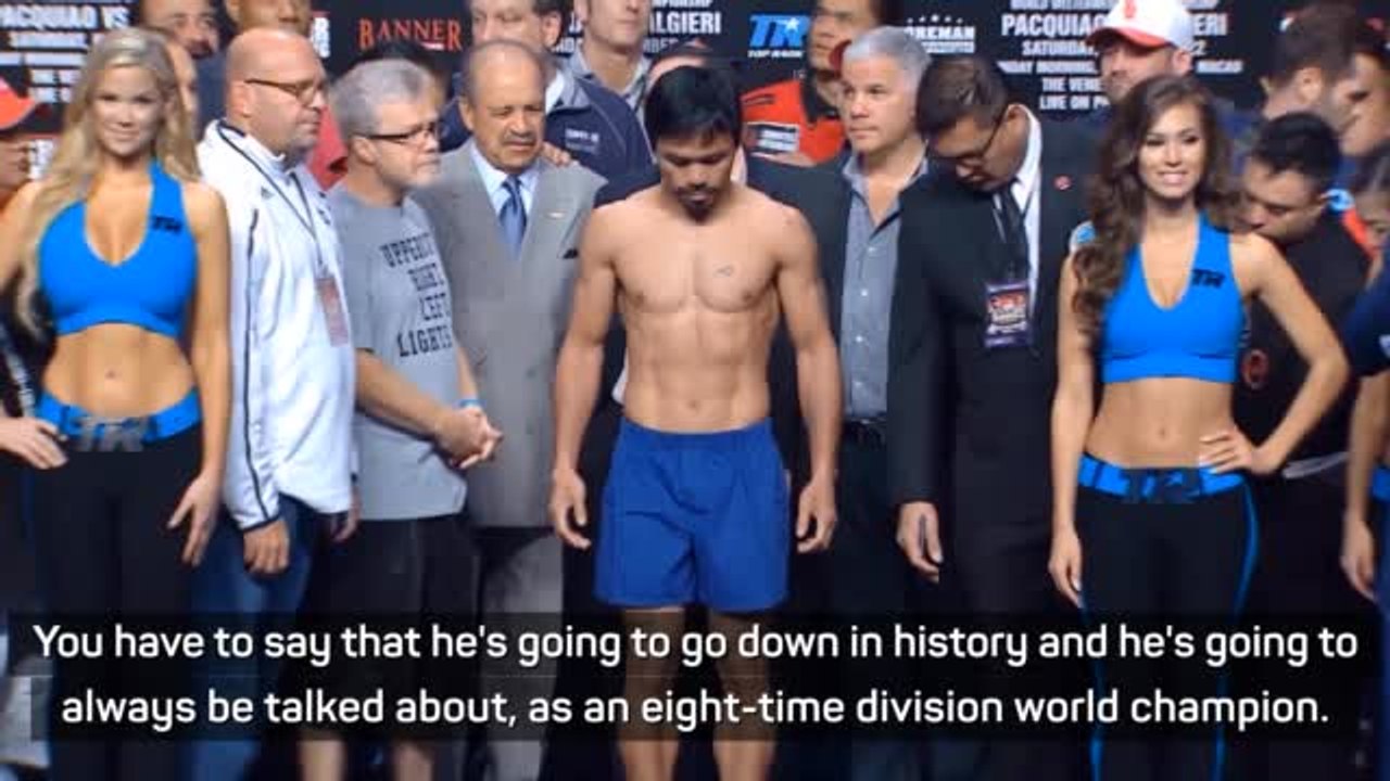 Pacquiao 'one of the best of all time' - Parker