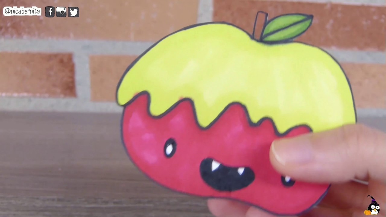 MANUALIDADES para HALLOWEEN (1)  CAJITA DE CARTULINA y LA´PIZ DECORADO