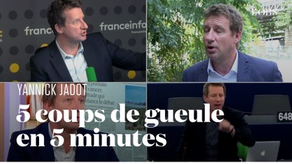 Download Video: Yannick Jadot élu à la primaire éco : retour sur cinq coups de gueule du député européen