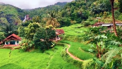 The beautiful cool village of Cihurip in West Java, Garut South