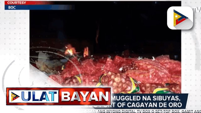 P13.5-M halaga ng smuggled na sibuyas, sinunog ng BOC-Port of Cagayan de Oro