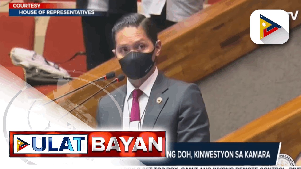 Umano’y low utilization rate ng  DOH, kinwestyo...